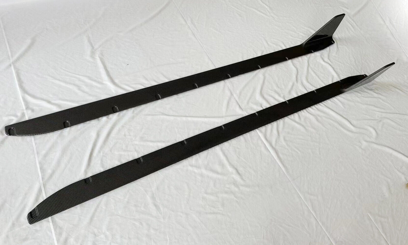 FOR BMW G80 M3 G82 G83 M4 MP STYLE SIDE SKIRT EXTENTION LIP CARBON LOOK 2020+