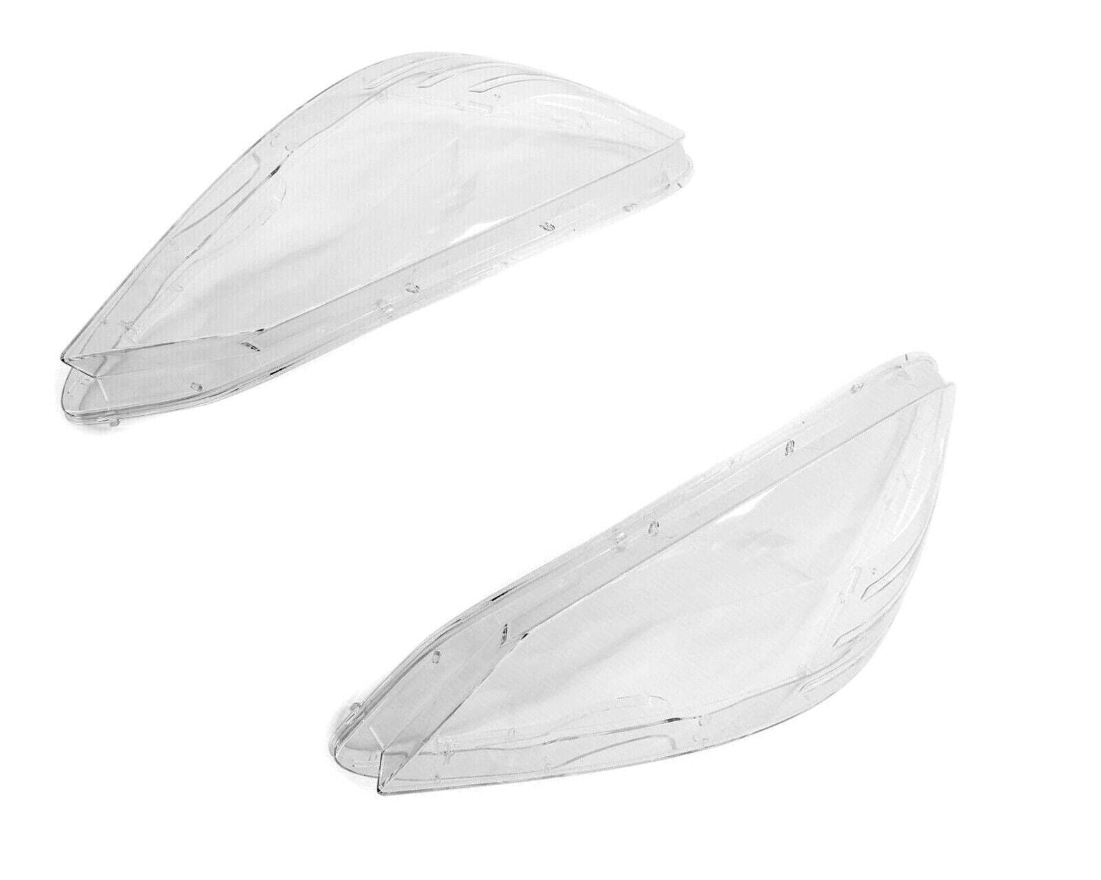 2X HEADLIGHT LENS COVER FOR MERCEDES BENZ C-CLASS W204 C200 C280 C300 2008-2011
