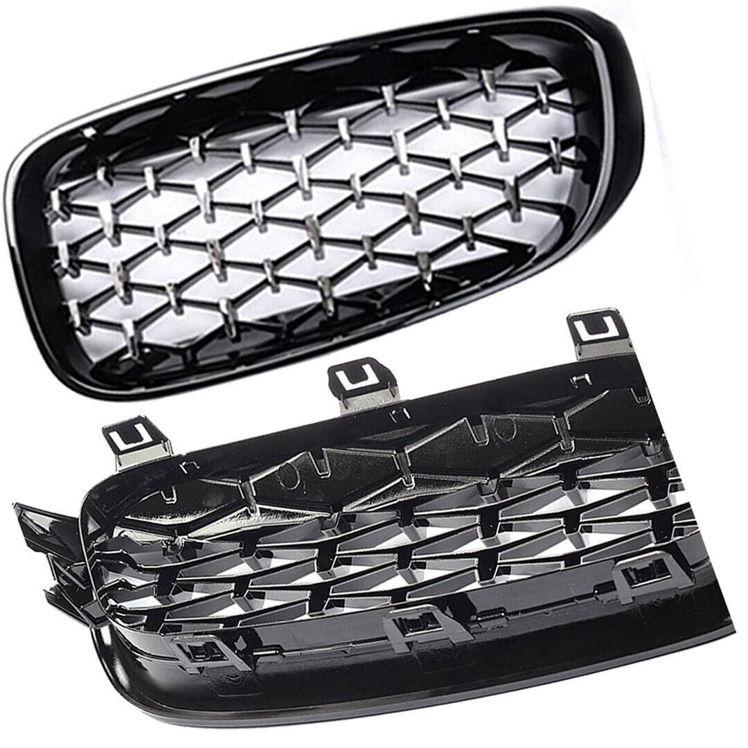 FOR BMW 3 SERIES F34 GT GRAN TURISMO SILVER DIAMOND KIDNEY GRILL GRILLE 2012-20
