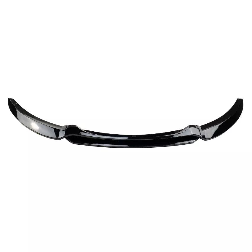 FOR BMW 1 SERIES E82 E88 GLOSS BLACK FRONT BUMPER SPLITTER LIP M SPORT 2007-2013