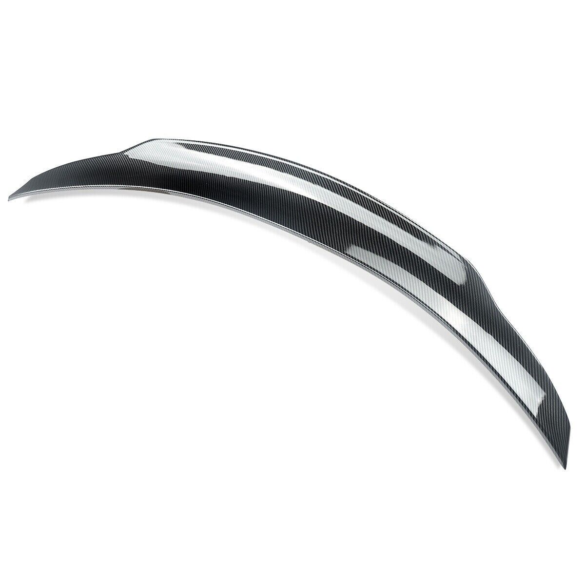 FOR MERCEDES C CLASS W205 RENNTECH PSM STYLE REAR BOOT SPOILER LIP CARBON LOOK
