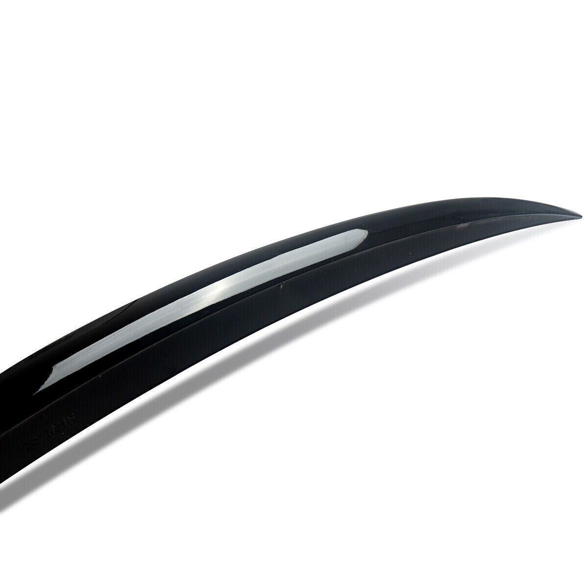 FOR MERCEDES E CLASS W213 SALOON C63 STYLE BOOT SPOILER GLOSS BLACK 2016-2020