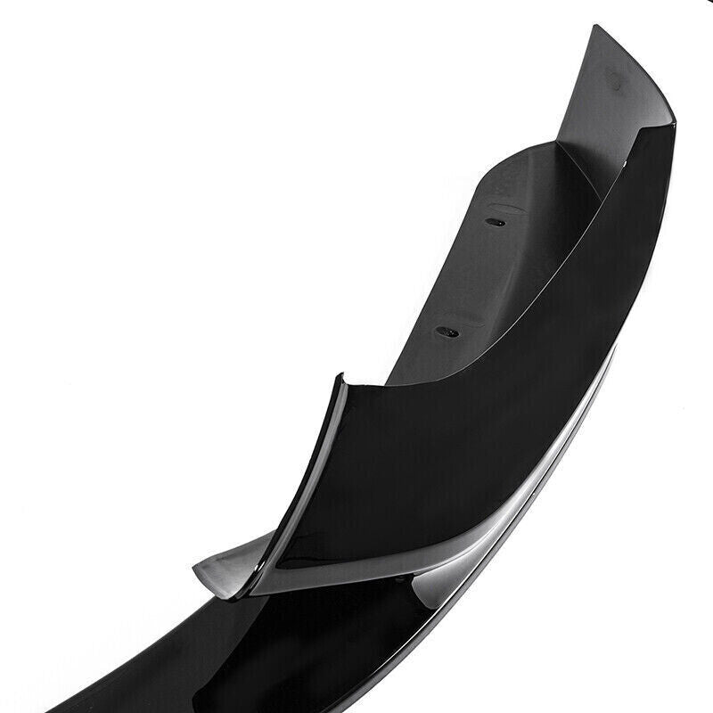 FOR BMW 1 SERIES F20 F21 M SPORT LCI 2 PC FRONT SPLITTER LIP GLOSS BLACK 2015+