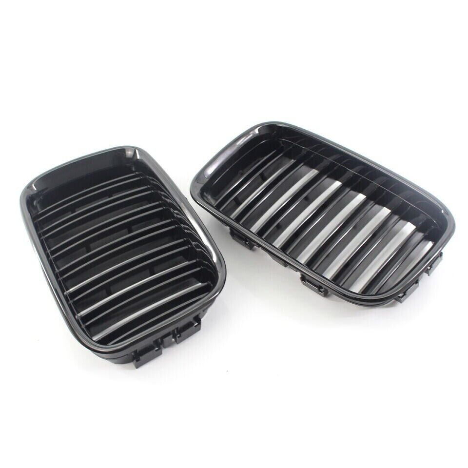 FOR BMW 3 SERIES E36 M3 STYLE FRONT KIDNEY DUAL SLAT GRILLE GRILL GLOSS 1992-98