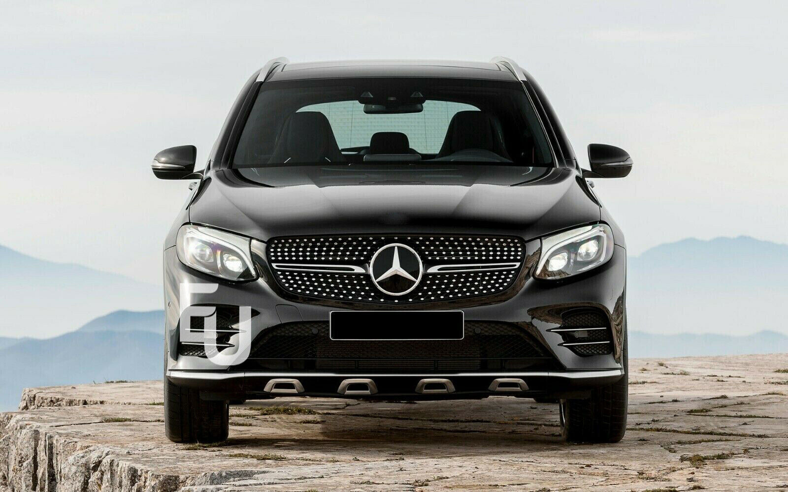 FOR MERCEDES GLC X253 C253 2015-2019 FRONT GRILLE DIAMOND GLC 43 STYLE