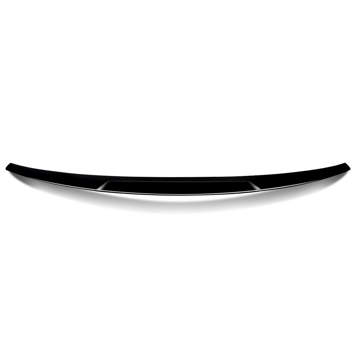 FOR AUDI A4 B8 FACELIFT GLOSS BLACK M4 STYLE REAR BOOT SPOILER LIP 2013-2016