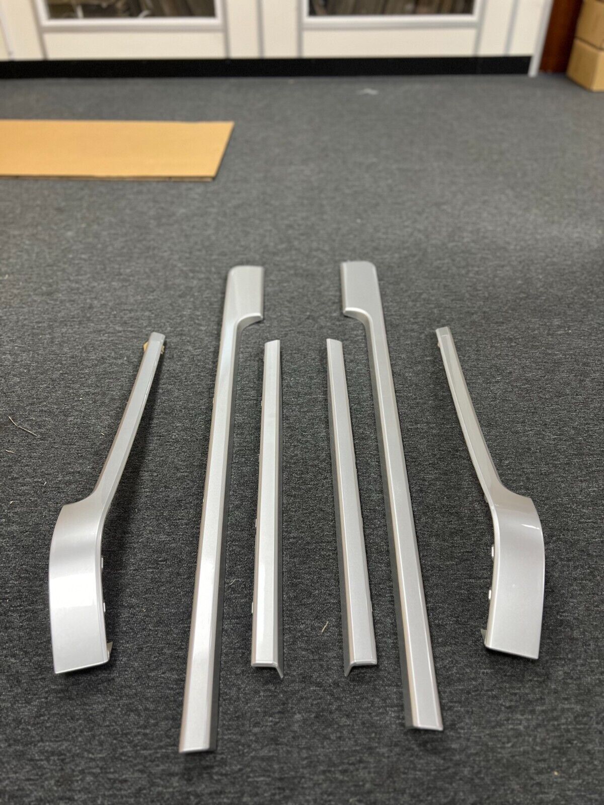 FOR RANGE ROVER VOGUE L405 AUTOBIOGRAPHY SILVER PACK 6 PCS DOOR MOULDING TRIM