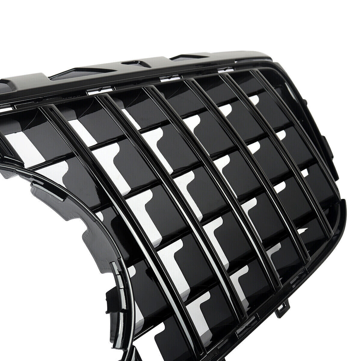FOR MERCEDES CLS CLASS W218 C218 PANAMERICANA GT FRONT GRILLE GLOSS BLACK 11-14