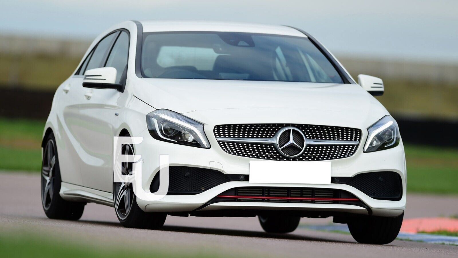 FOR 2012-15 MERCEDES-BENZ A CLASS W176 HEADLIGHT LENS HEADLAMP COVER LEFT+RIGHT