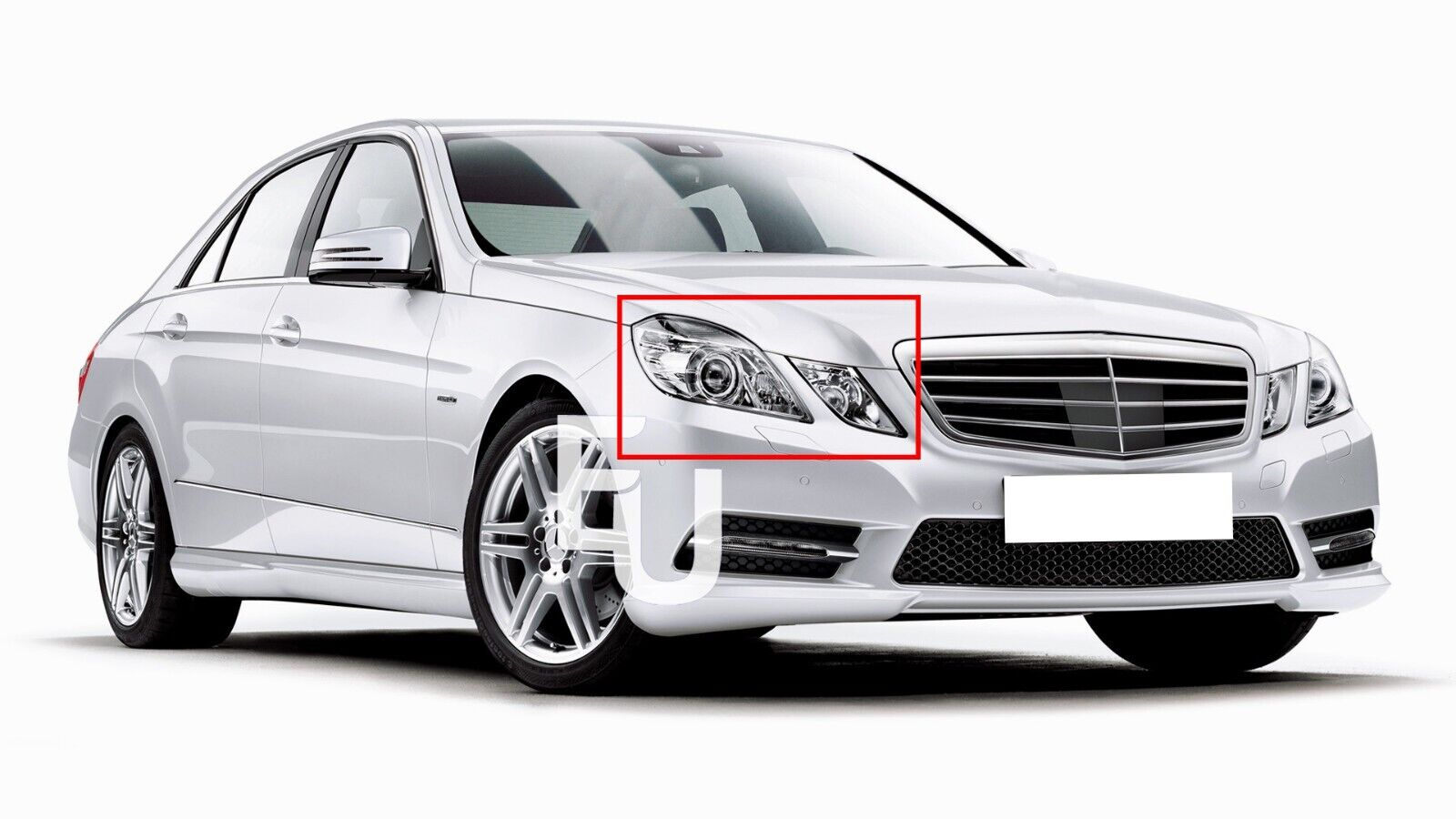 FOR 2009-13 MERCEDES E CLASS C207 W207 HEADLIGHT LENS HEADLAMP COVER RIGHT SIDE