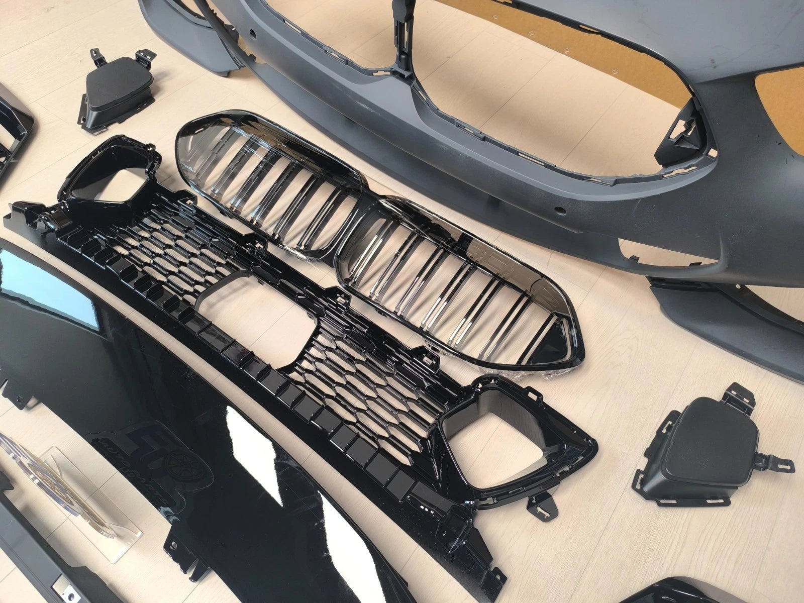 FOR BMW 2 SERIES F44 GRAN COUPE M SPORT 2019-2024 COMPLETE FRONT BUMPER GRILLES