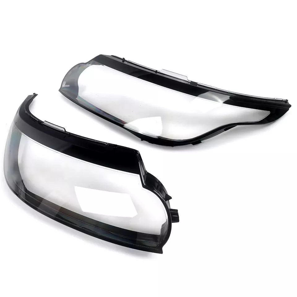 LEFT RIGHT SIDE PAIR HEADLIGHT LENS LAMP COVER FOR RANGE ROVER SPORT L494 13-17
