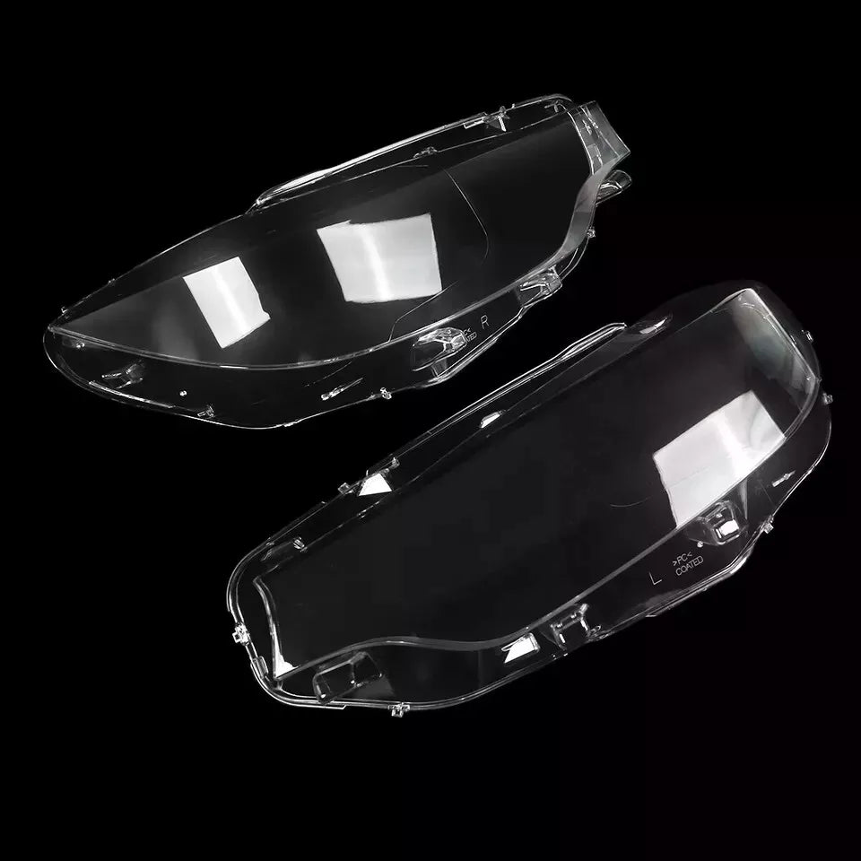 LEFT RIGHT PAIR HEADLAMP HEADLIGHT LENS COVER FOR BMW 4 SERIES F32 F33 F36 17-20