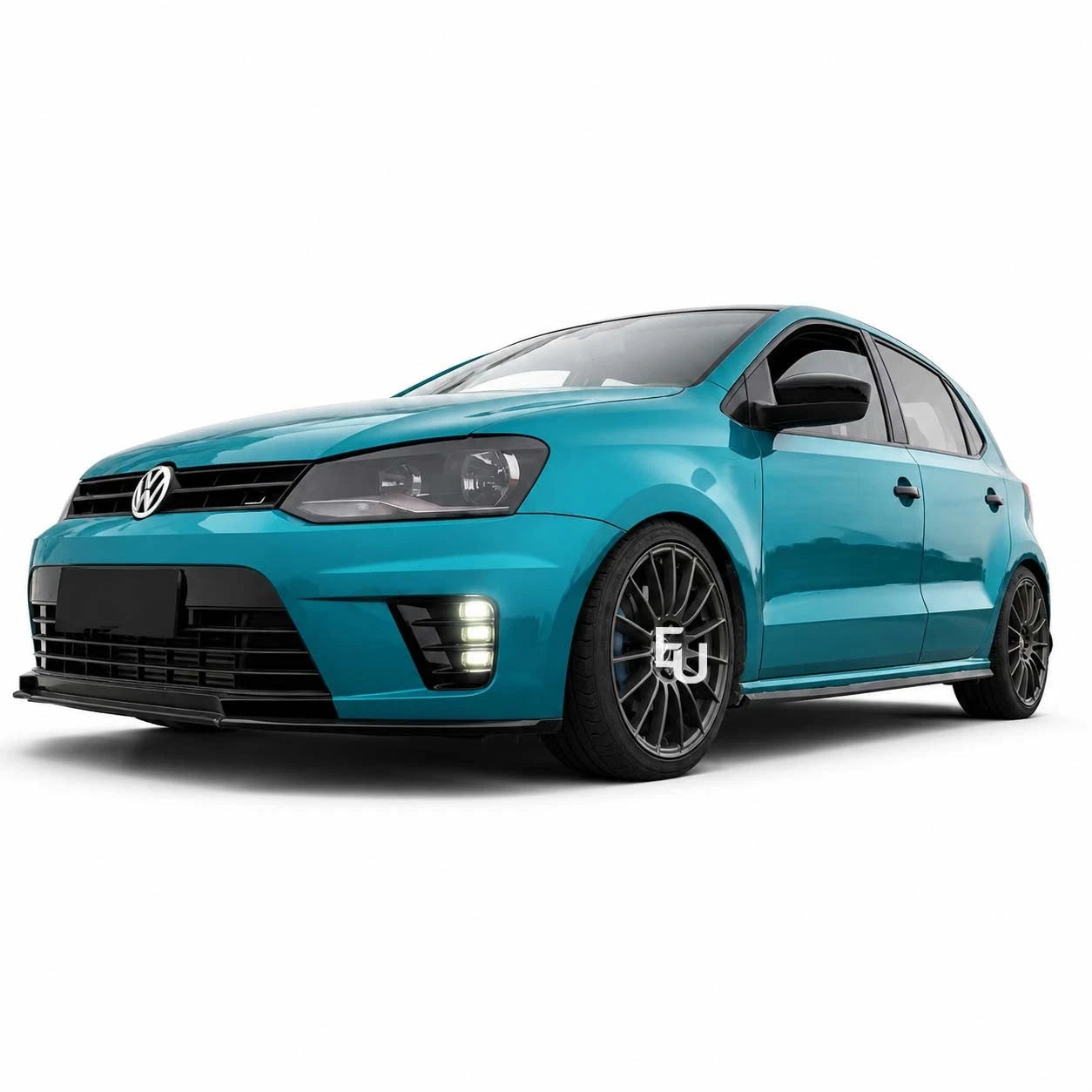 FOR VW VOLKSWAGEN POLO MK5 6R 6C 2009-2017 FRONT & REAR BUMPER KIT WRC STYLE