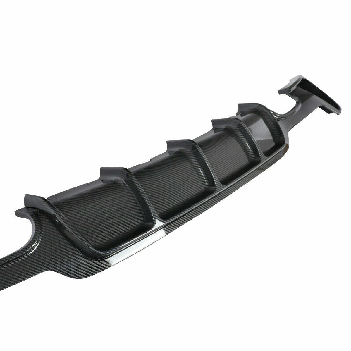 REAR BUMPER DIFFUSER CARBON LOOK FOR BMW F32 F33 F36 4-SERIES 435I M SPORT 13-20