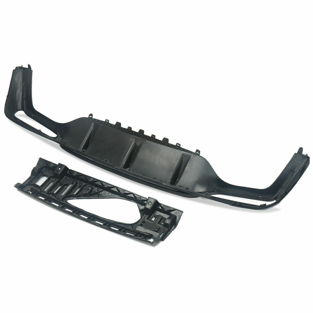 REAR BUMPER DIFFUSER W/ TAILPIPES FOR MERCEDES-BENZ E CLASS W213 SALOON E63 LOOK