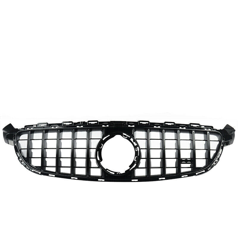 MERCEDES C CLASS C63 W205 FACELIFT GLOSS BLACK GT FRONT GRILL GRILLE FOR 2019 +