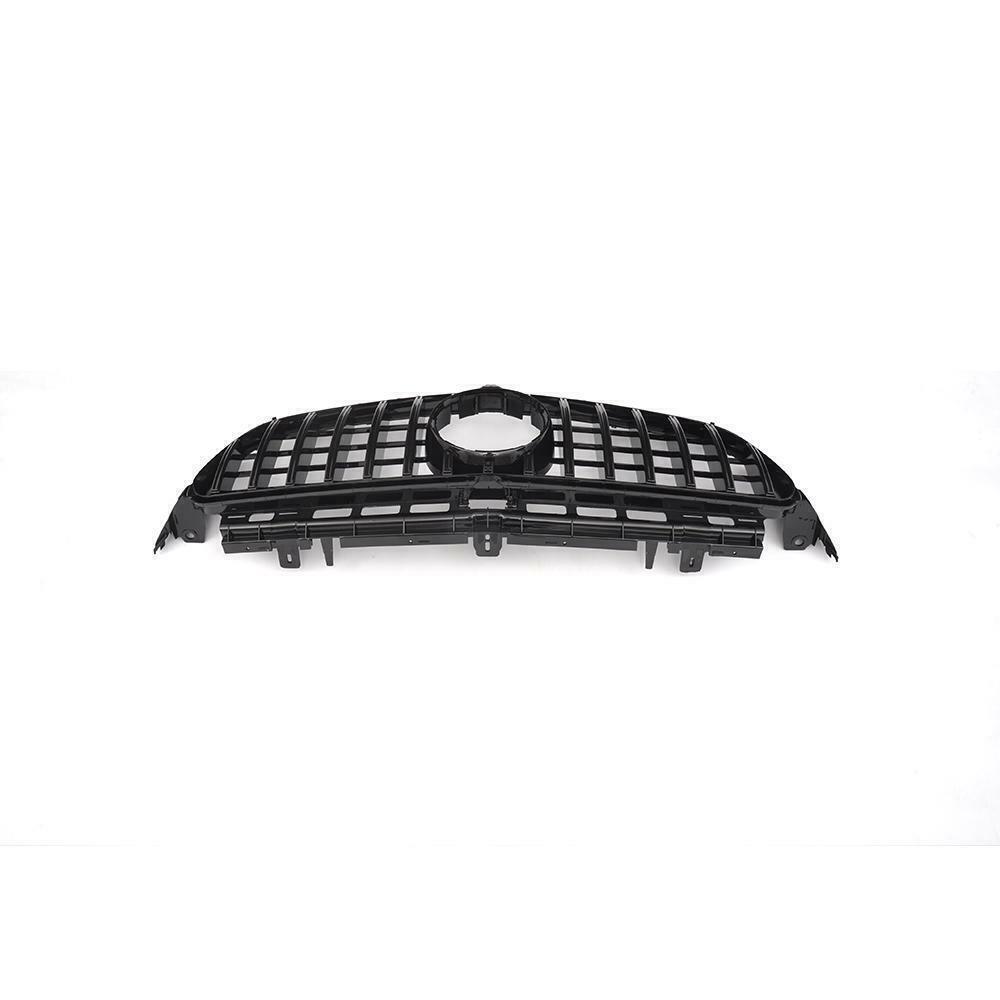 FOR MERCEDES E CLASS W213 C238 16-20 FRONT BUMPER GRILLE GRILL BLACK GT R STYLE