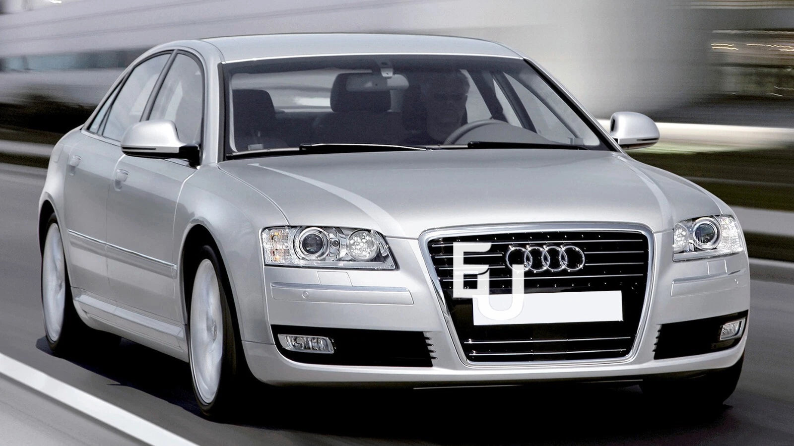 FOR AUDI A8 D3 PAIR RIGHT LEFT FRONT HEADLIGHT HEADLAMP LENS COVER 2003-2009