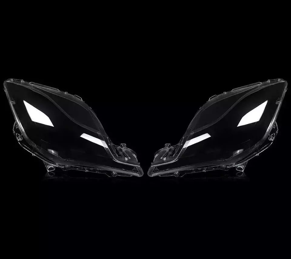 PAIR FOR MASERATI QUATTROPORTE MK6 M156 HEADLAMP HEADLIGHT LENS COVER 2013-2015