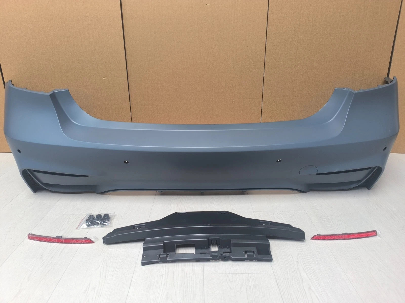 REAR BUMPER BODYKIT CONVERSION PRIMED F80 M3 STYLE FOR BMW F30 2012-2018