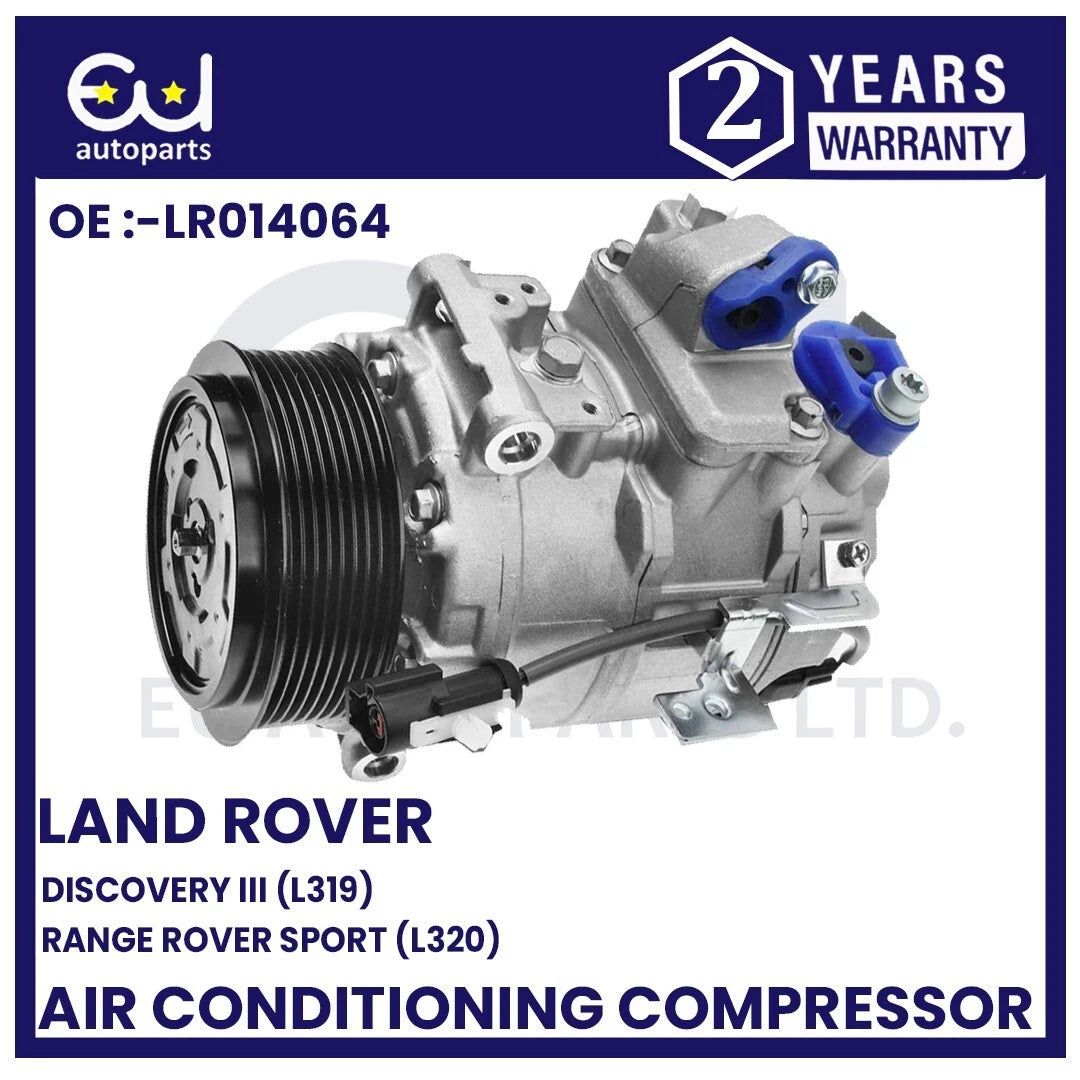 AIR CON AC COMPRESSOR FOR LAND RANGE ROVER SPORT L320 DISCOVERY 3 L319 MK3 2.7D