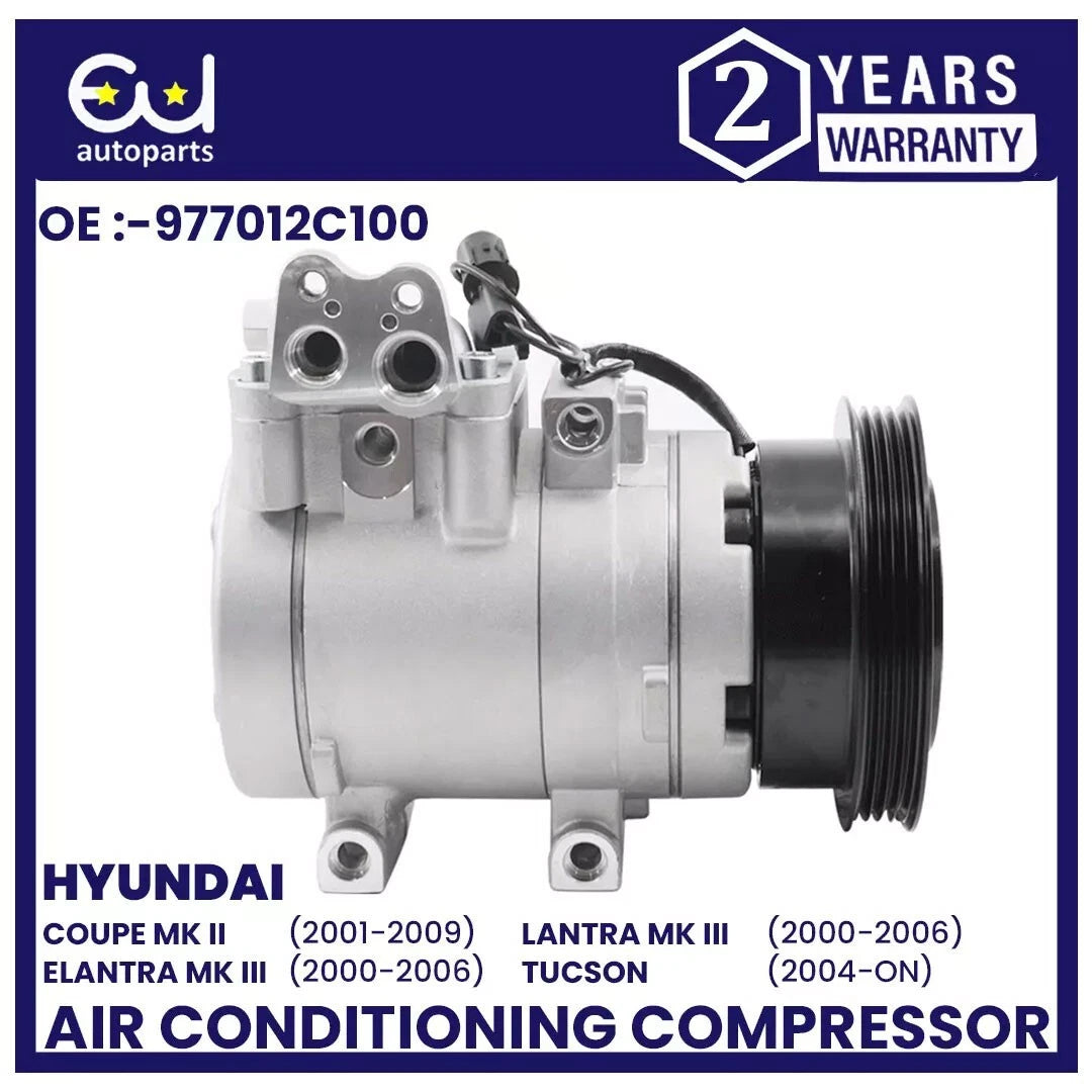 AIR CON AC COMPRESSOR PUMP FOR HYUNDAI TUCSON i-30 COUPE GETZ 1.4i 1.6 MATRIX