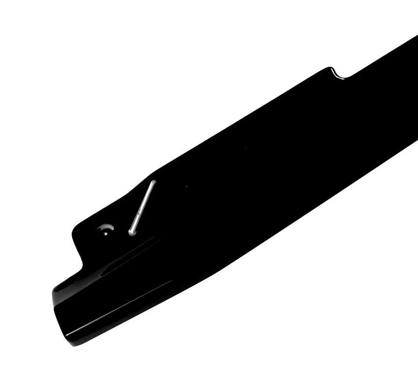 FOR AUDI A5 S LINE S5 8T SPORTBACK SIDE SKIRT EXTENSION LIP GLOSS BLACK 07-2017