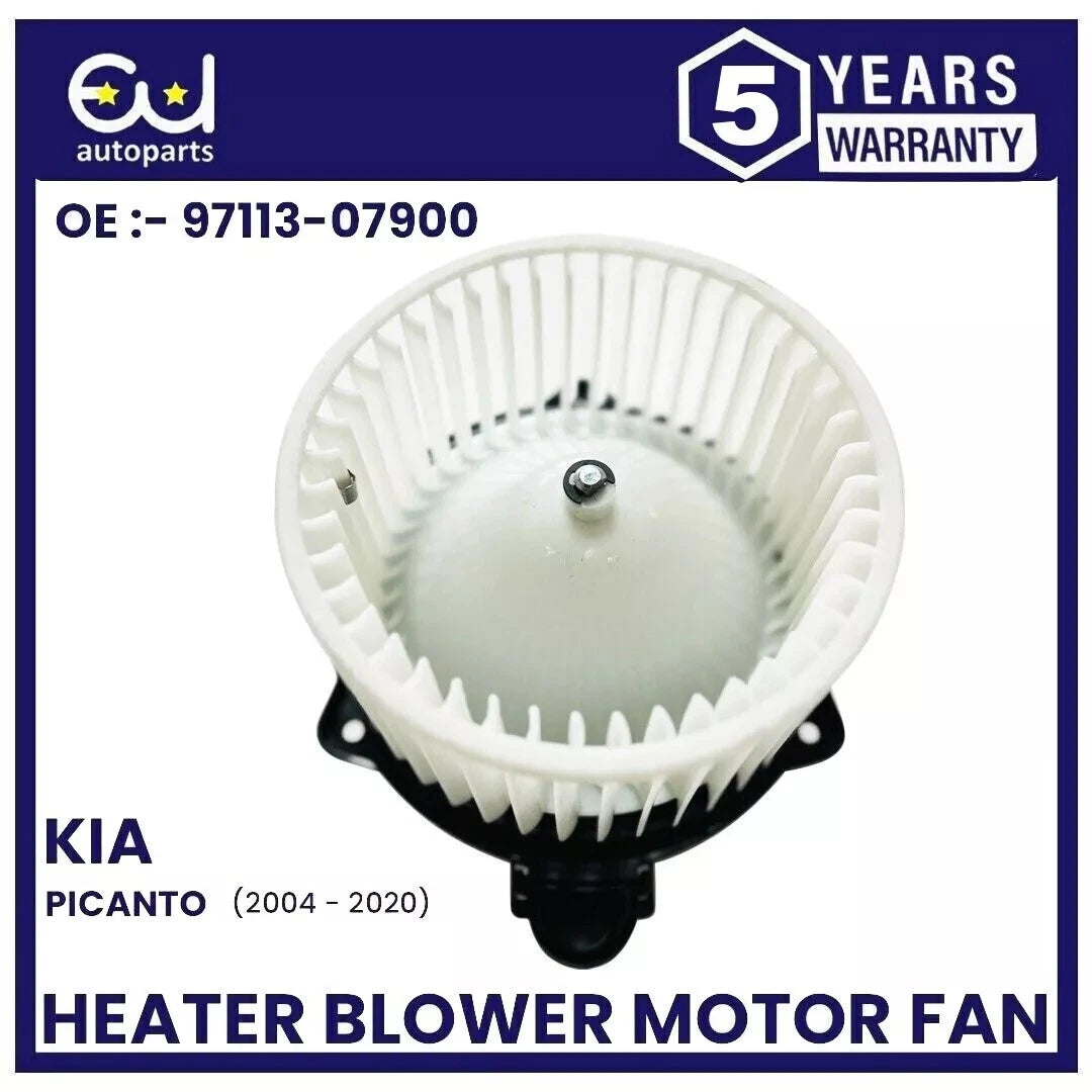 HEATER FAN BLOWER MOTOR ASSEMBLY FOR KIA PICANTO MK1 1.0 1.1 CRDI 2004-2011