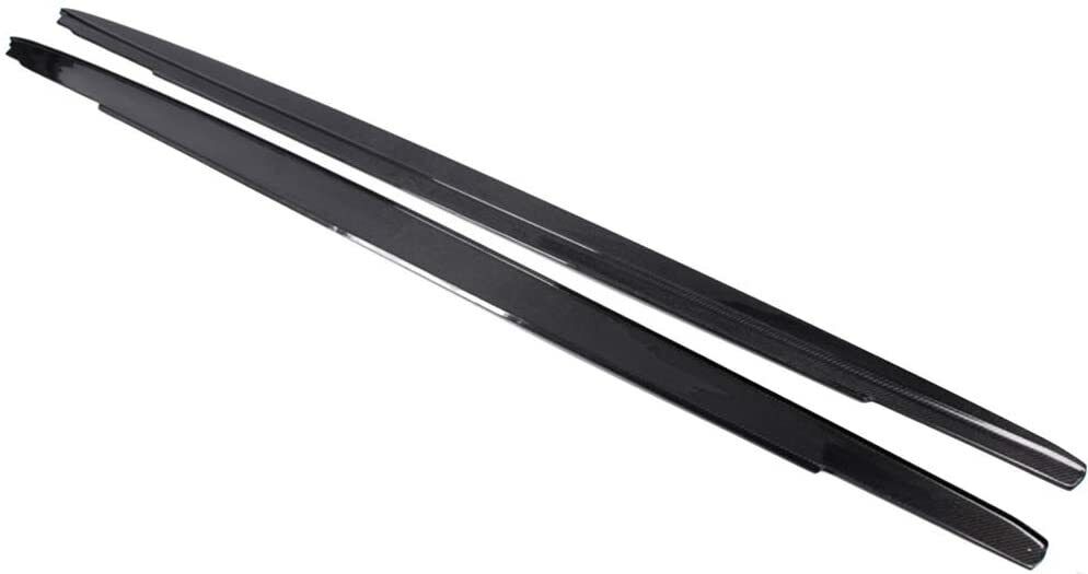 FOR BMW 5 SERIES G30 G31 F90 M5 M SPORT SIDE SKIRT EXTENSION BLADE CARBON LOOK