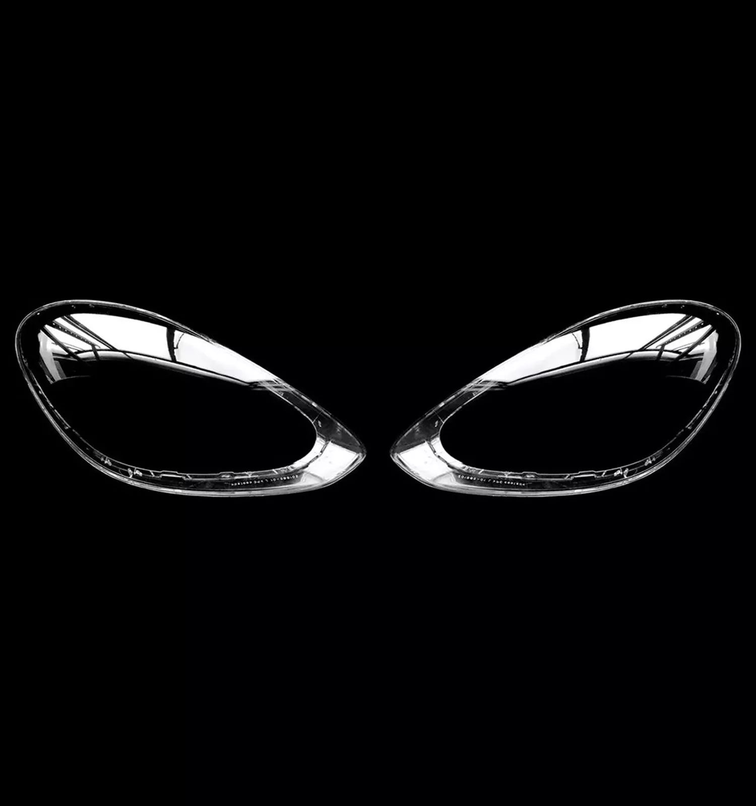 LEFT RIGHT SIDE PAIR HEADLIGHT LENS COVER LAMP FOR PORSCHE PANAMERA 971 2016-22