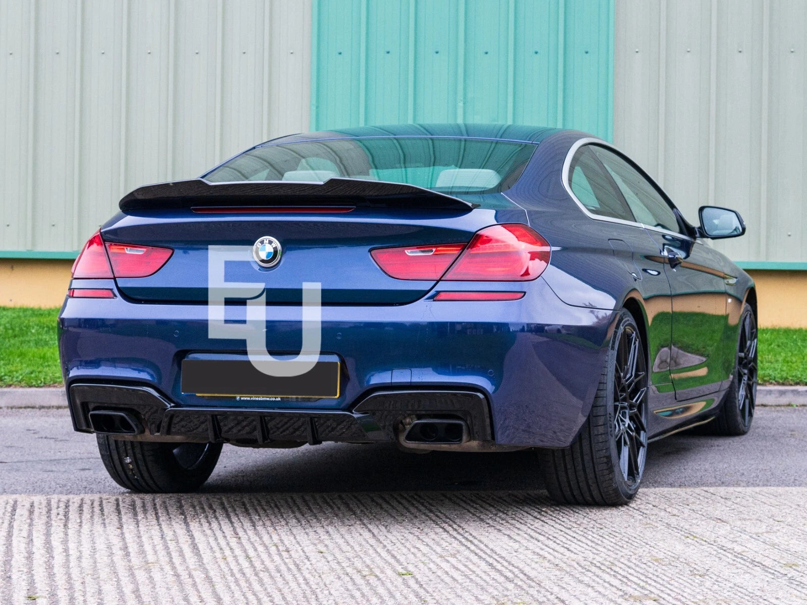 FOR BMW 6 SERIES GRAN COUPE F06 M6 PSM STYLE GLOSS BLACK REAR BOOT SPOILER 12-18