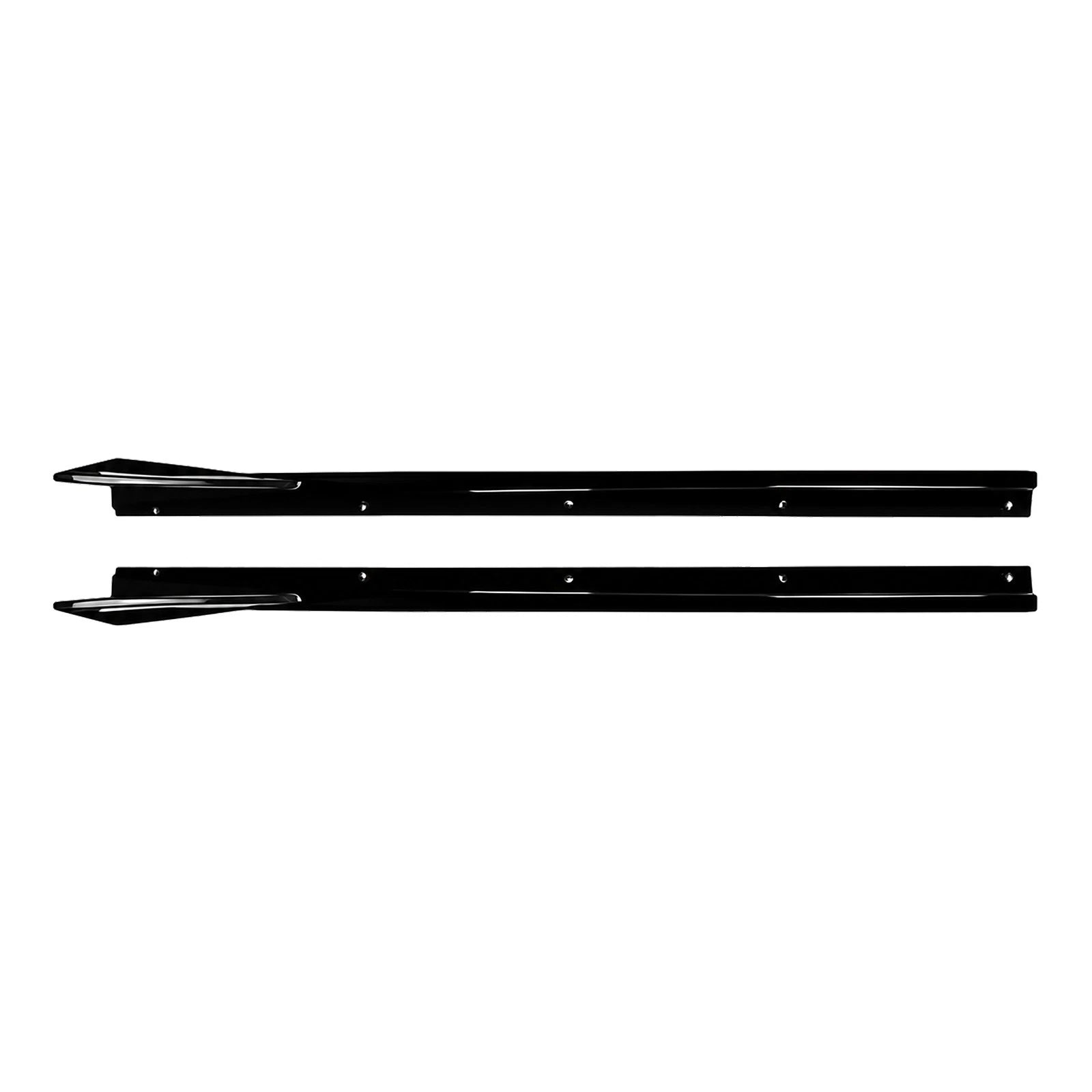 FOR AUDI A7 S7 S LINE C8 SIDE SKIRT SKIRTS EXTENSION BLADE GLOSS BLACK 2017-2025
