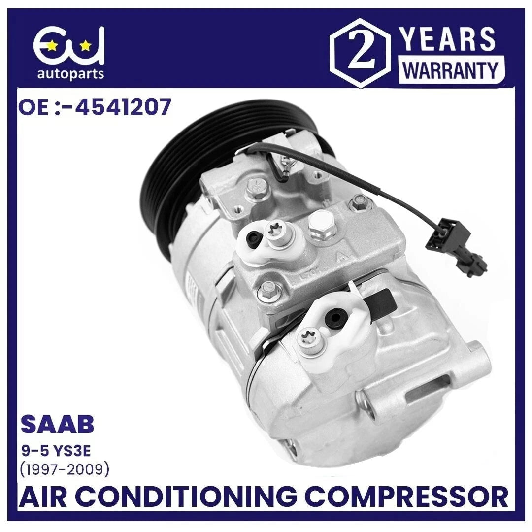 NEW AIR CONDITIONING A/C COMPRESSOR FOR SAAB 9-5 YS3E SERIES 1997-2009 12758380