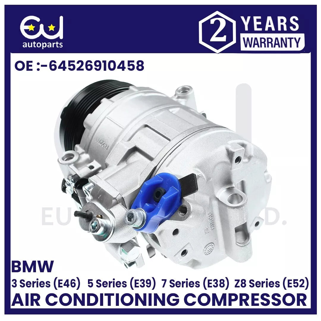 AIR CONDITIONING COMPRESSOR FOR BMW E38 E39 E46 E52 320I 323I 520I 523I M3 M5 Z8