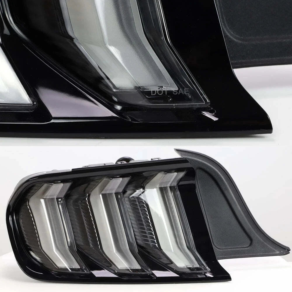 SMOKED LED REAR LIGHTS 5 MODES FOR FORD MUSTANG 2015-2023 W/SEQUENTIAL SIGNALS