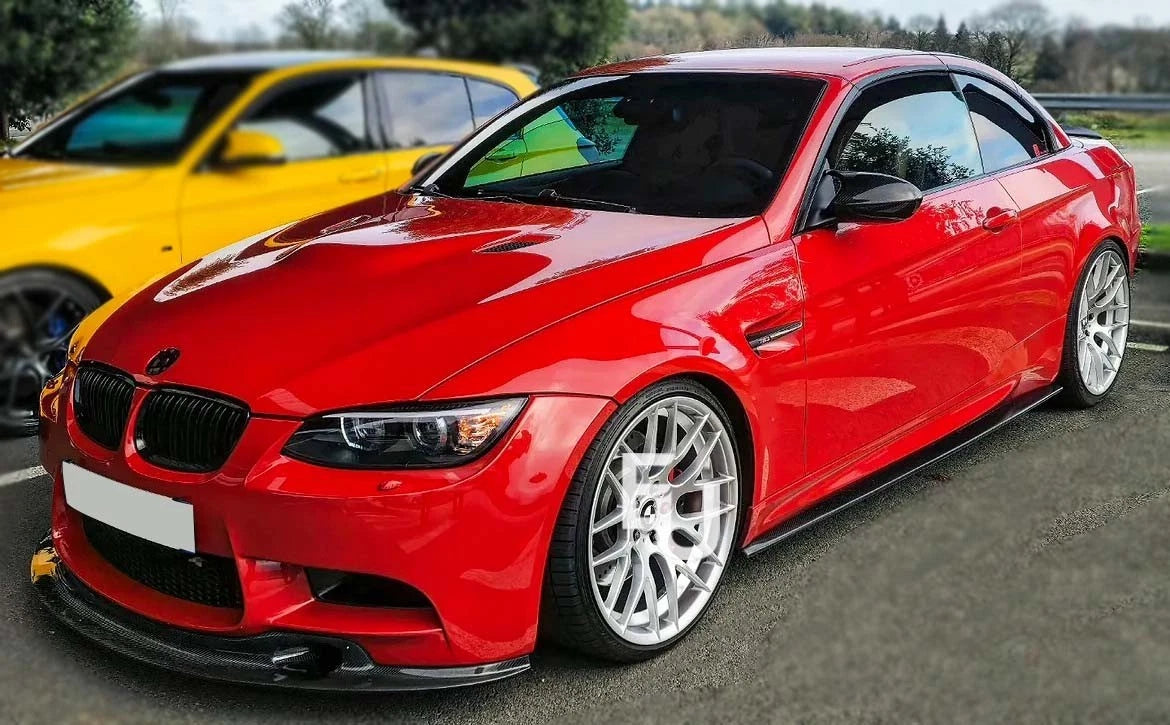FOR BMW 3 SERIES E90 E92 E93 SIDE SKIRT EXTENSION BLADE KIT GLOSS BLACK 05-2013