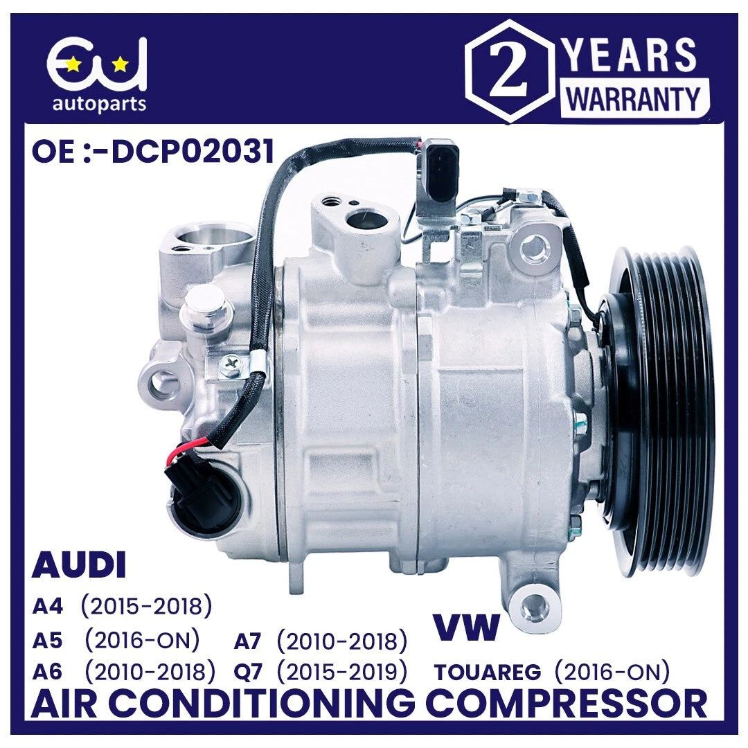 AIR CONDITIONING A/C COMPRESSOR FOR AUDI A4 B8 A5 A6 C7 A7 Q7 VW TOUAREG 3.0 TDI