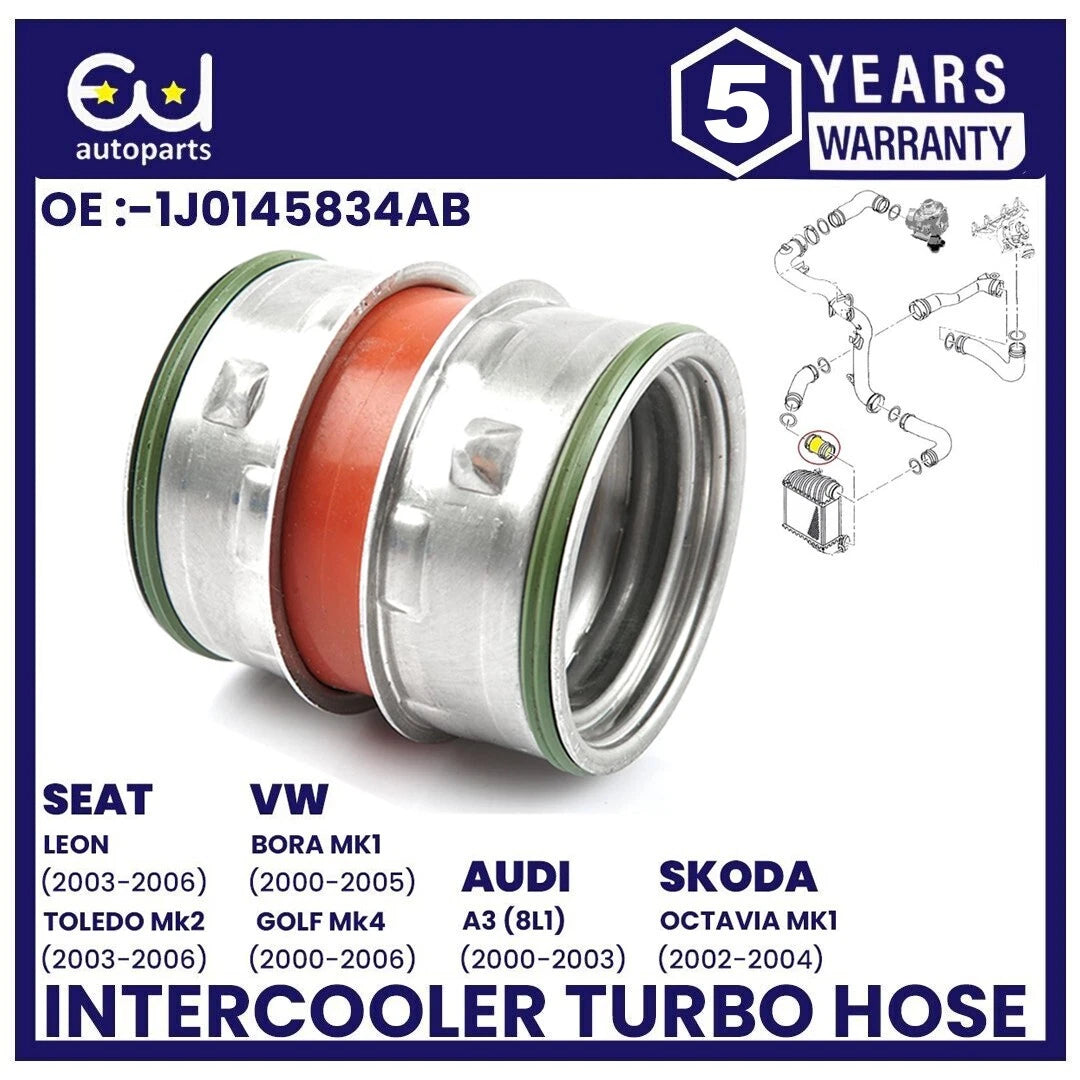 HOSE PIPE 130HP VW 1.9 TDI GOLF MK4 BORA INTERCOOLER TURBO BOOST