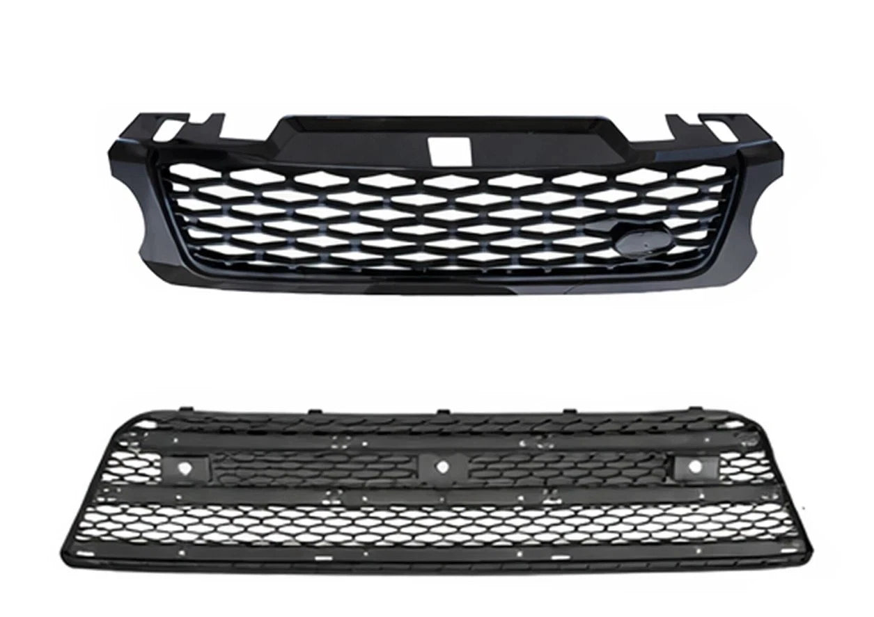 FOR RANGE ROVER SPORT L494 2013-2017 LM STYLE FRONT BUMPER BODY KIT SPLITTER