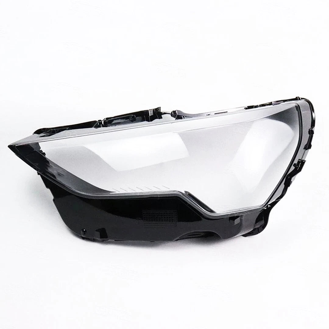 PAIR FRONT CLEAR CAR HEADLIGHT COVER LENS SHELL LAMPSHADE FOR AUDI Q3 2019-2022