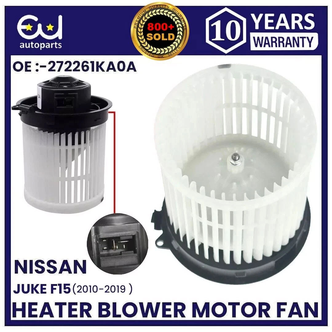 HEATER BLOWER MOTOR FAN FOR NISSAN JUKE F15 1.2 1.5 1.6 2010-2020 273SY1KA0A RHD