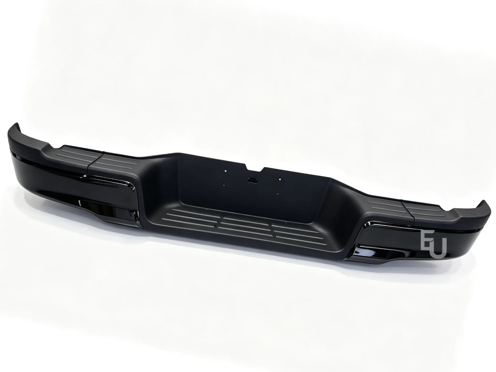 BLACK REAR BUMPER FOR TOYOTA HILUX REVO MK8 2015-2024 MODELS WITHOUT PDC HOLES