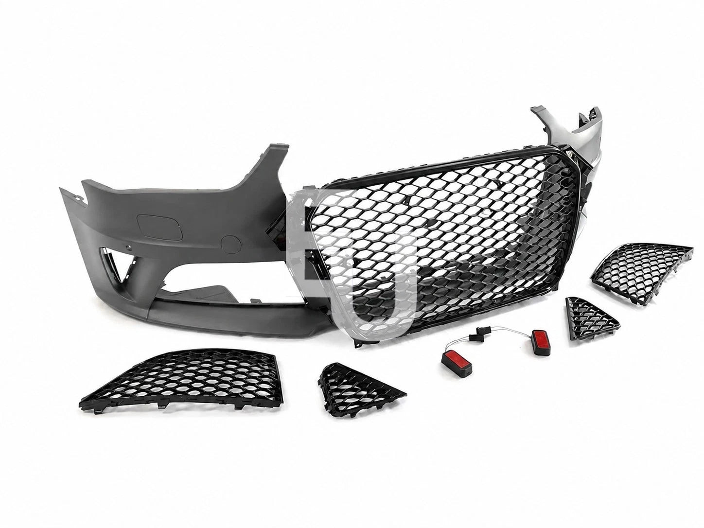 RS4 STYLE FRONT BUMPER CONVERSION BODYKIT FOR AUDI A4 S4 B8.5 2012-2015 FACELIFT