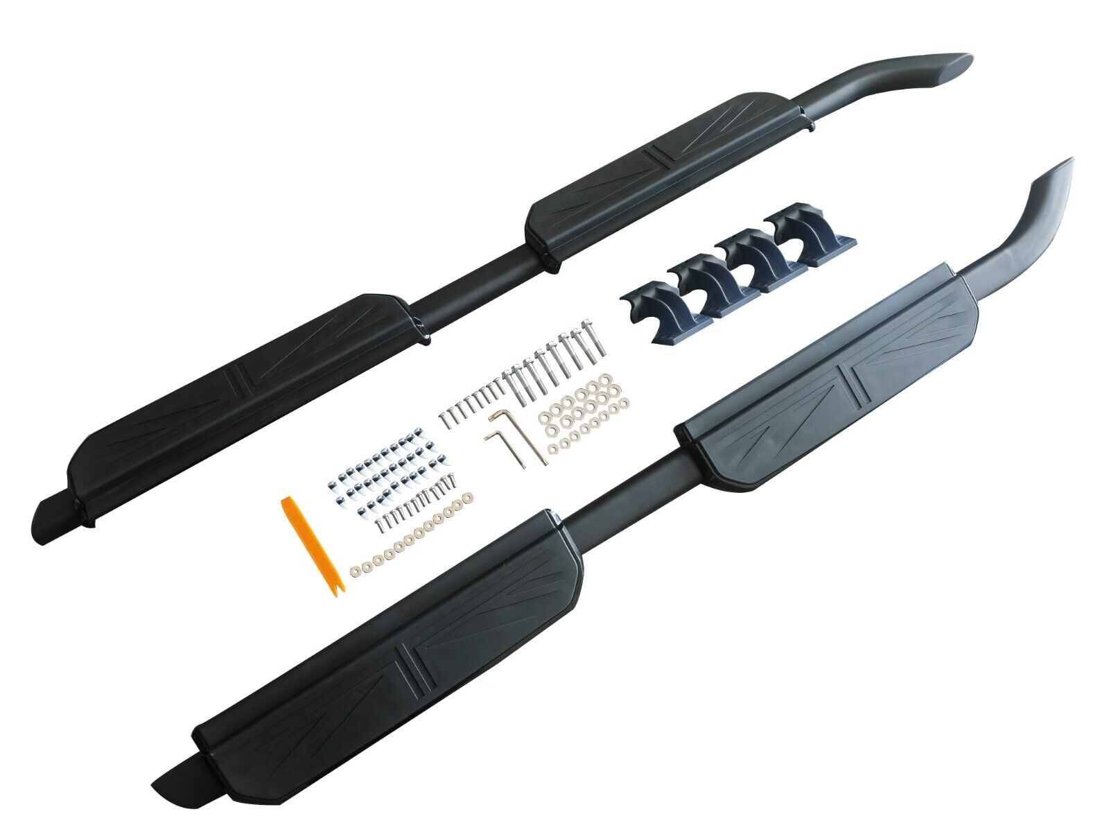 RUNNING BOARD SIDE STEPS FOR LAND ROVER DEFENDER 110 L663 UNION JACK DESIGN 20+