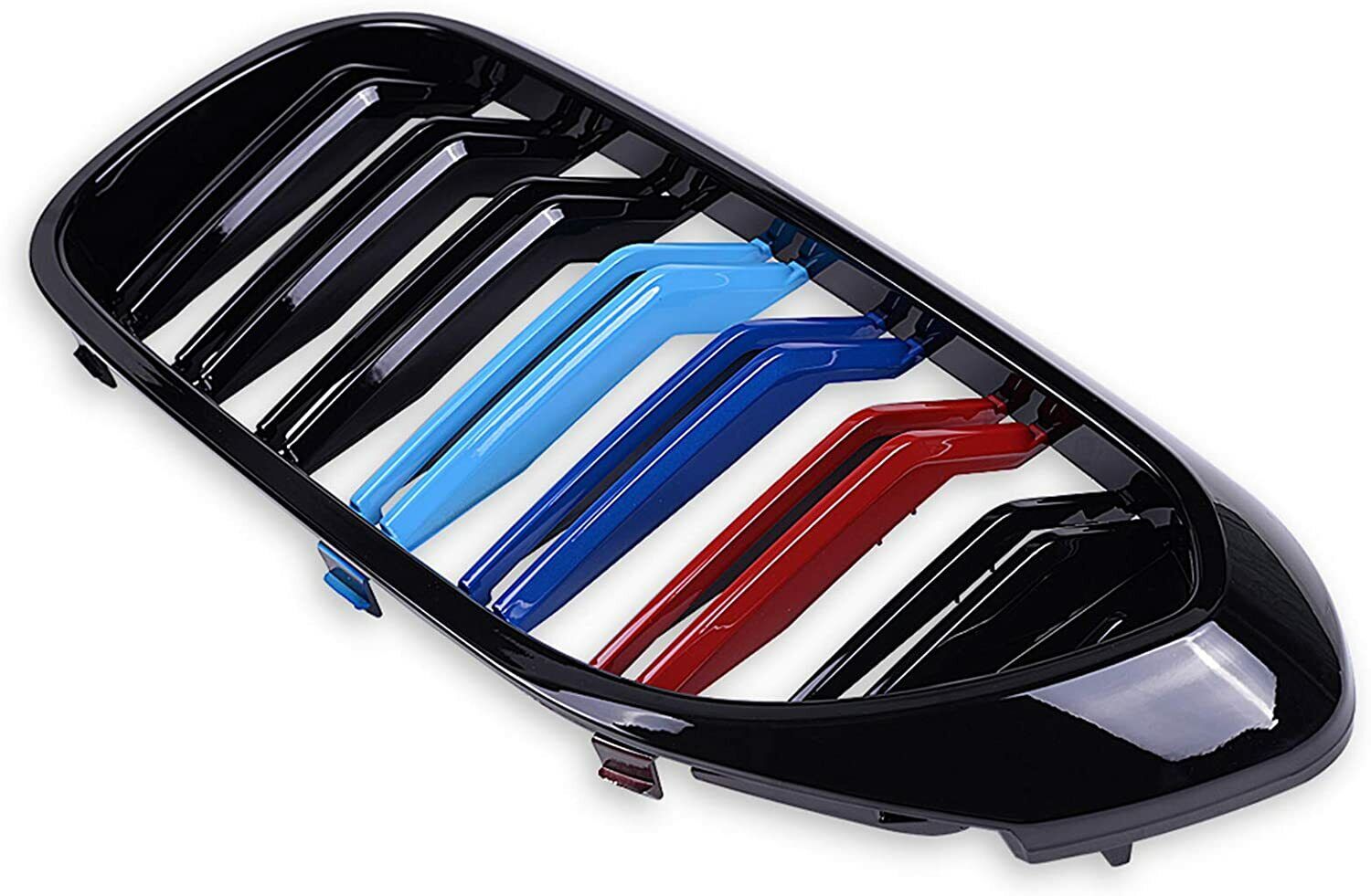 FOR BMW 5 SERIES G30 G31 G38 DOUBLE SLAT M5 M COLOR KIDNEY GRILLE