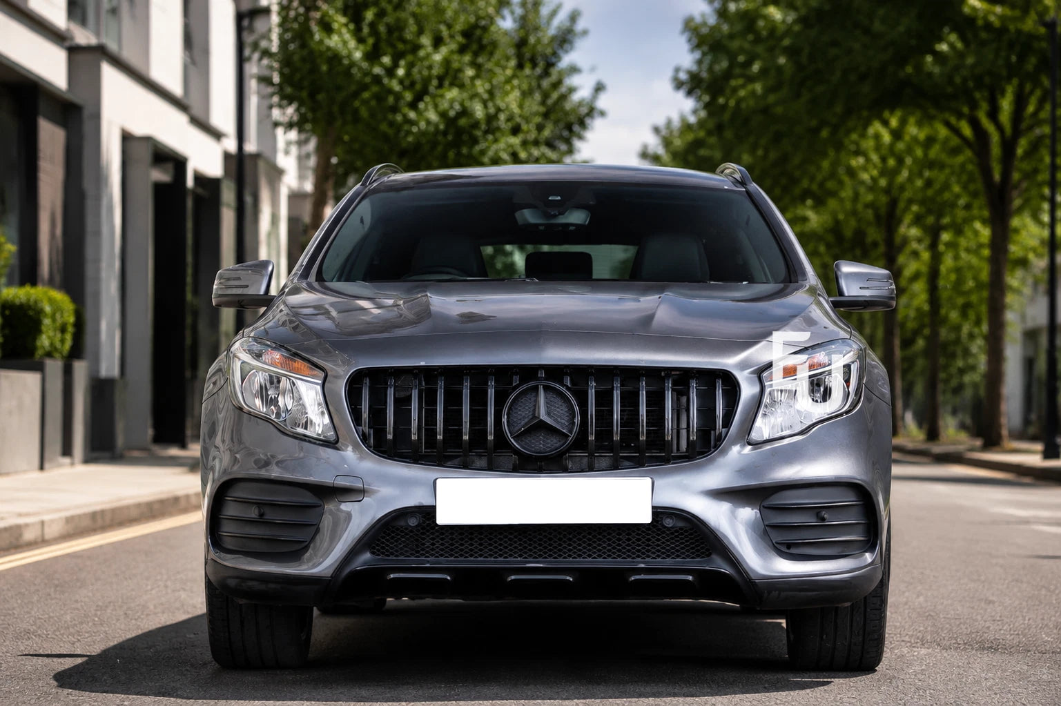 MERCEDES-BENZ GLA W156 X156 2017-2019 FRONT BUMPER BODYKIT WITH GRILLES AMG LINE