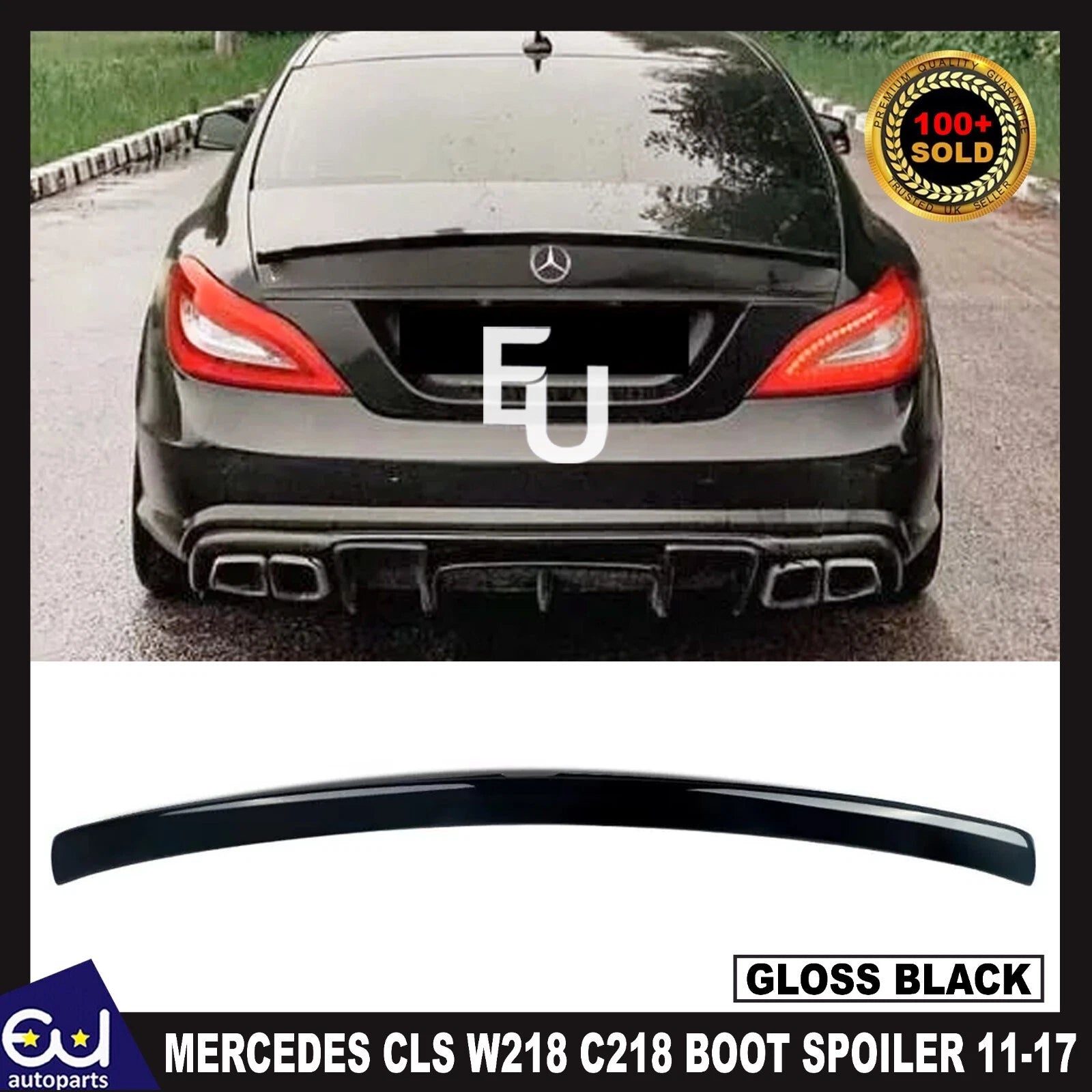 REAR BOOT TRUNK WING SPOILER AMG STYLE FOR MERCEDES BENZ CLS W218 C218 11-17