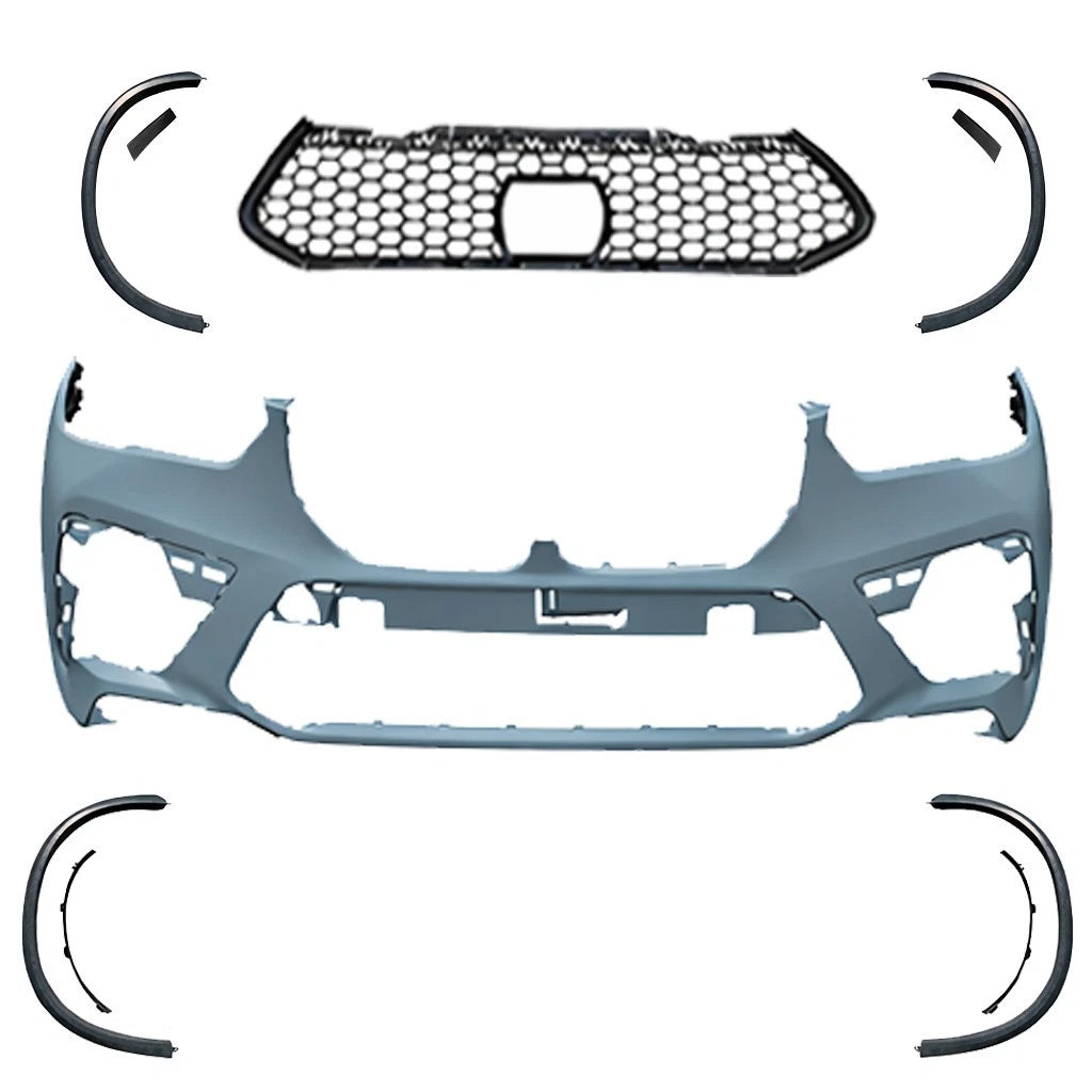 X5M F95 CONVERSION FRONT BUMPER BODYKIT W/WHEEL ARCHES GRILLE FOR BMW G05 18-22