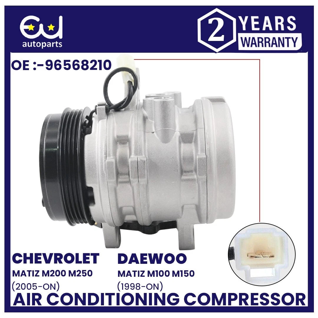 NEW AIR CONDITIONING AC COMPRESSOR FOR CHEVROLET DAEWOO MATIZ M100 M150 0.8 1.0